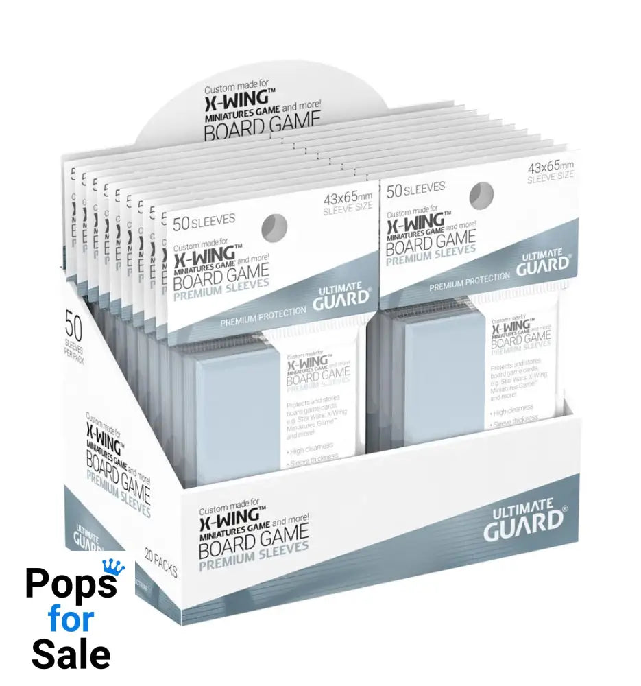 Ultimate Guard Premium Soft Sleeves for Board Game Cards Star Wars™ X-Wing™ Miniatures Game (50) Card Sleeves for Board