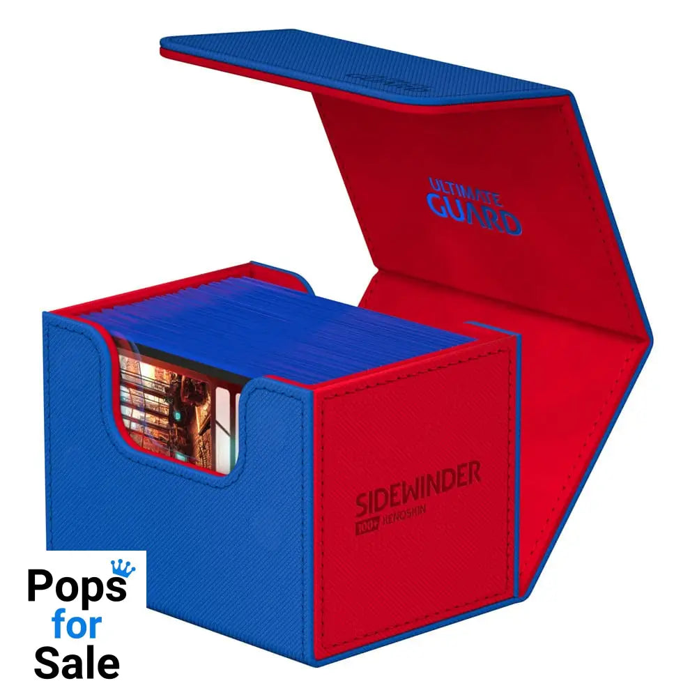 Ultimate Guard Sidewinder 100+ Xenoskin Synergy - Blue/Red Card Boxes