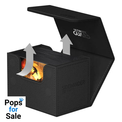 Ultimate Guard Sidewinder 80+ Xenoskin - Black Card Boxes