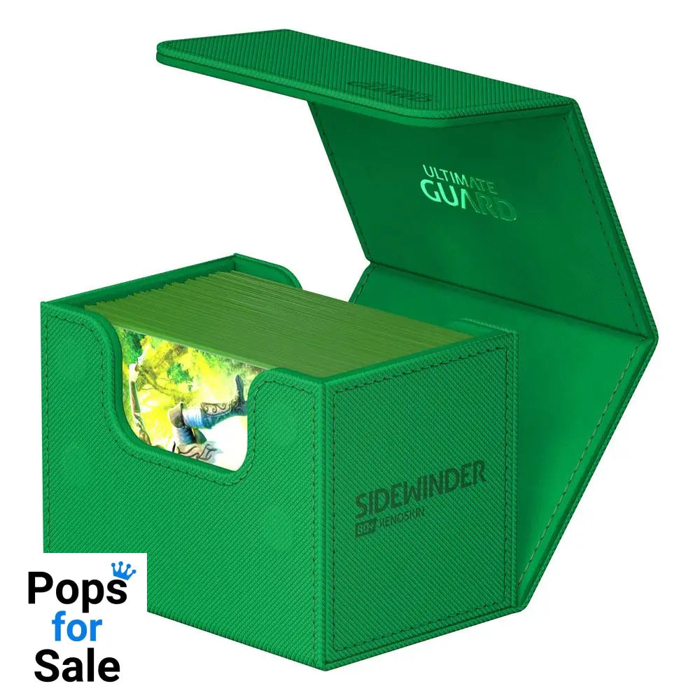 Ultimate Guard Sidewinder 80+ Xenoskin - Green Card Boxes