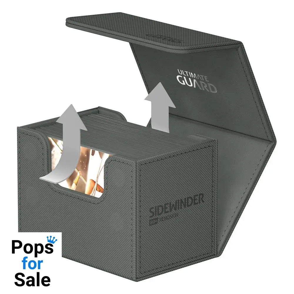 Ultimate Guard Sidewinder 80+ Xenoskin - Grey Card Boxes