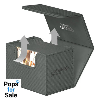 Ultimate Guard Sidewinder 80+ Xenoskin - Grey Card Boxes
