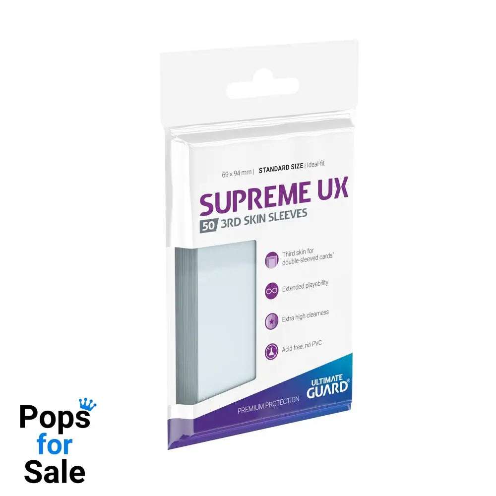 Ultimate Guard Supreme UX 3rd Skin Sleeves (50) Card Sleeves (Standard Size)