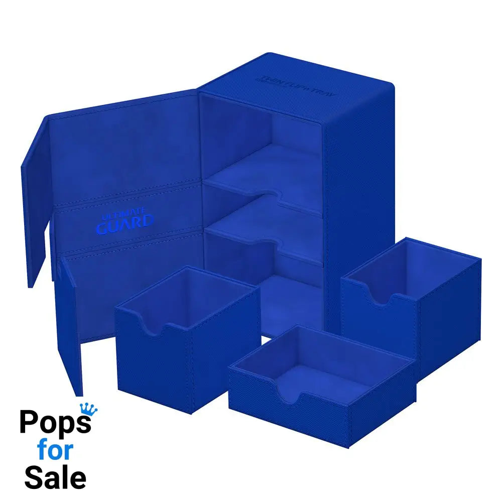 Ultimate Guard Twin Flip’n’Tray 160+ Xenoskin - Blue Card Boxes