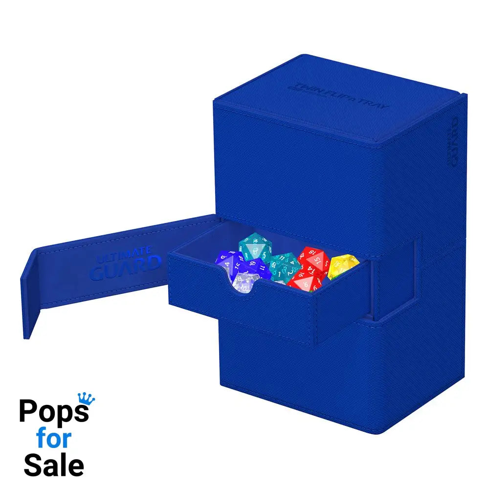 Ultimate Guard Twin Flip’n’Tray 160+ Xenoskin - Blue Card Boxes
