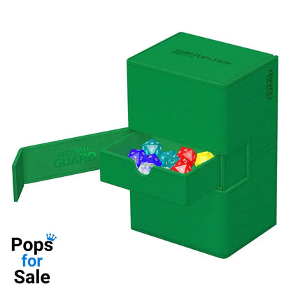 Ultimate Guard Twin Flip’n’Tray 160+ Xenoskin - Green Card Boxes
