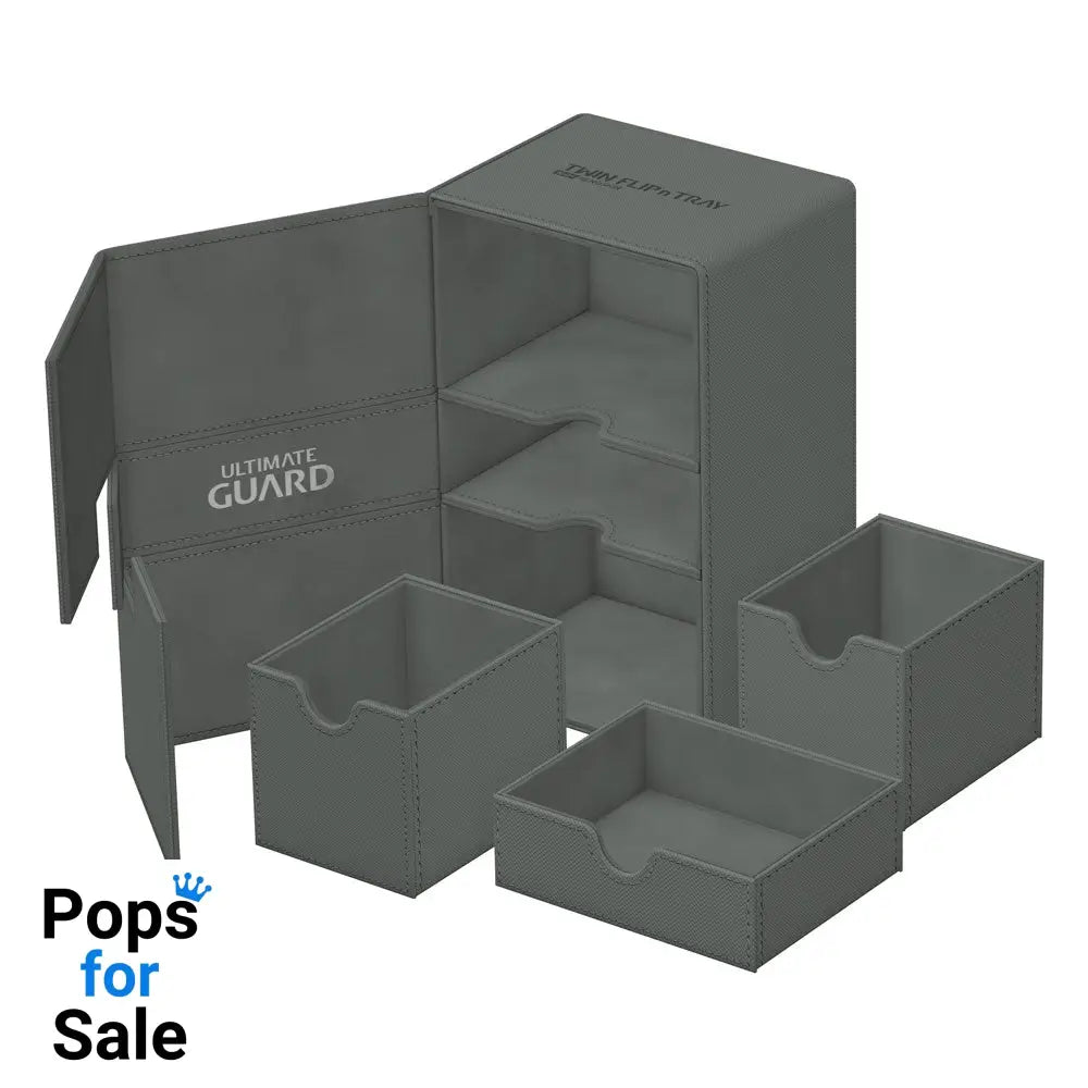 Ultimate Guard Twin Flip’n’Tray 160+ Xenoskin - Grey Card Boxes