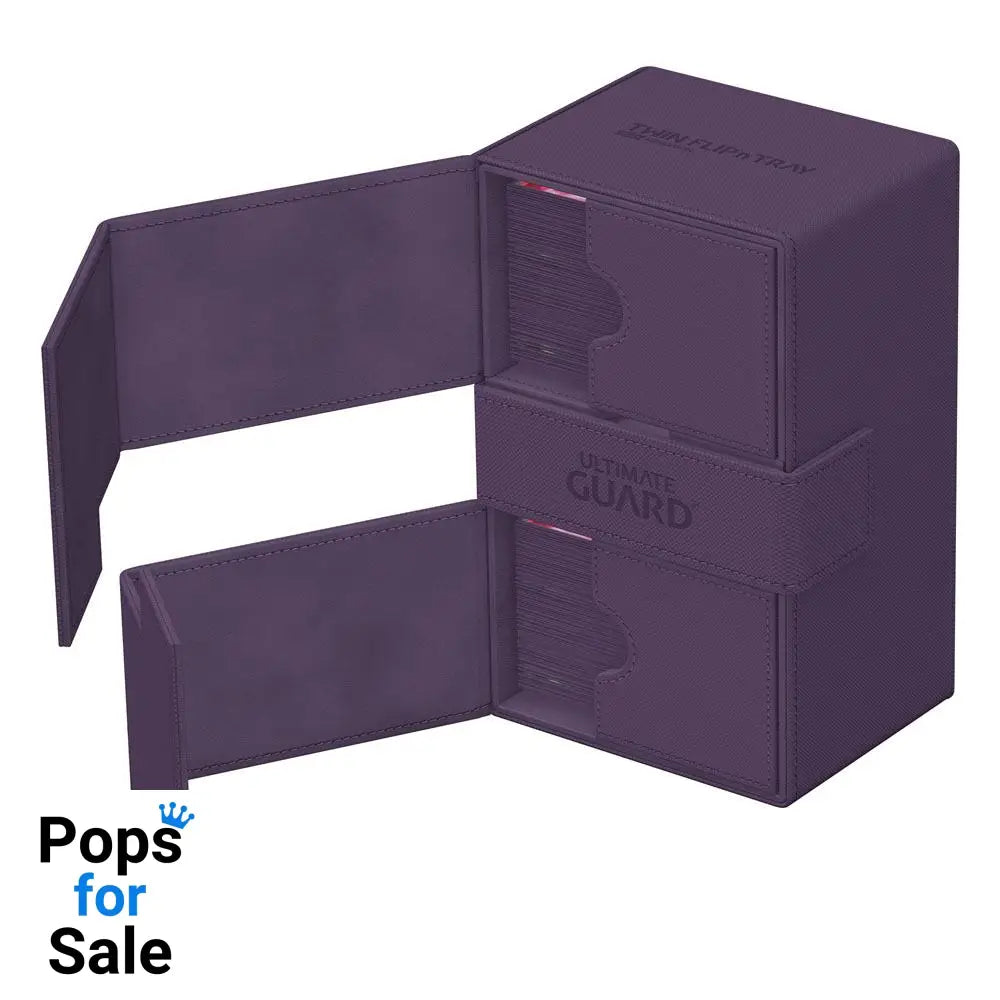 Ultimate Guard Twin Flip’n’Tray 160+ Xenoskin - Purple Card Boxes