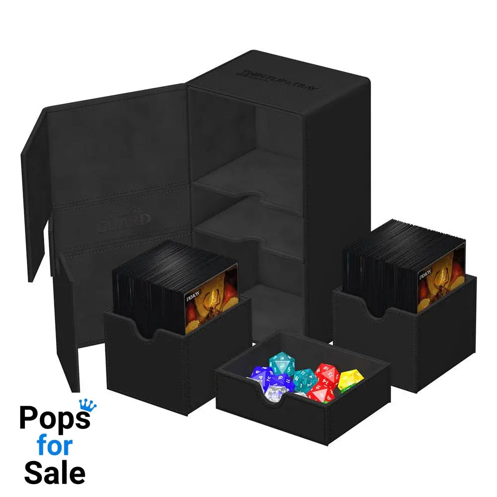 Ultimate Guard Twin Flip'n'Tray 200+ Xenoskin - Black