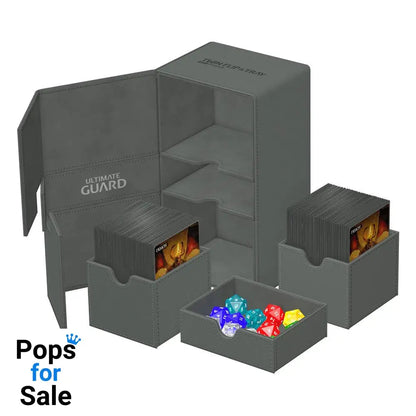 Ultimate Guard Twin Flip'n'Tray 200+ Xenoskin - Grey