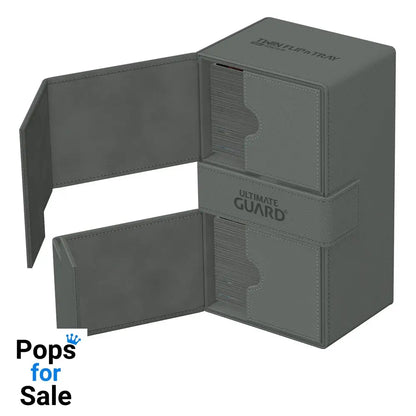 Ultimate Guard Twin Flip’n’Tray 200+ Xenoskin - Grey Card Boxes