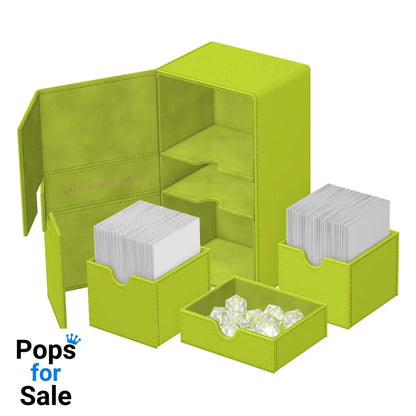 Ultimate Guard Twin Flip’n’Tray 200+ Xenoskin ’Summer Edition 2025’’ - Lime Card Boxes