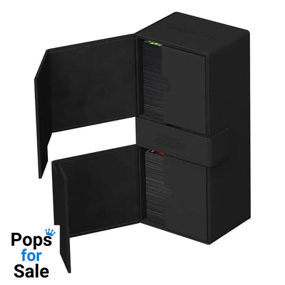 Ultimate Guard Twin Flip’n’Tray 266+ Xenoskin - Black Card Boxes