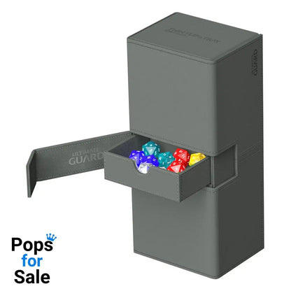 Ultimate Guard Twin Flip’n’Tray 266+ Xenoskin - Grey Card Boxes