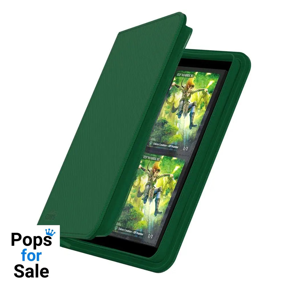 Ultimate Guard Zipfolio 160 8-Pocket Xenoskin - Green