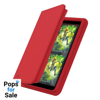 Ultimate Guard Zipfolio 160 8-Pocket Xenoskin - Red