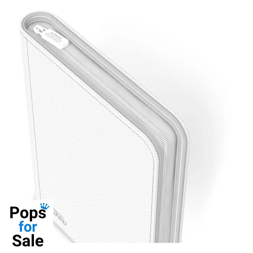 Ultimate Guard Zipfolio 160 8-Pocket Xenoskin - White Card Portfolios
