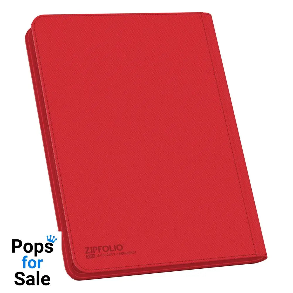 Ultimate Guard Zipfolio 320 16-Pocket Xenoskin - Red Card Portfolios
