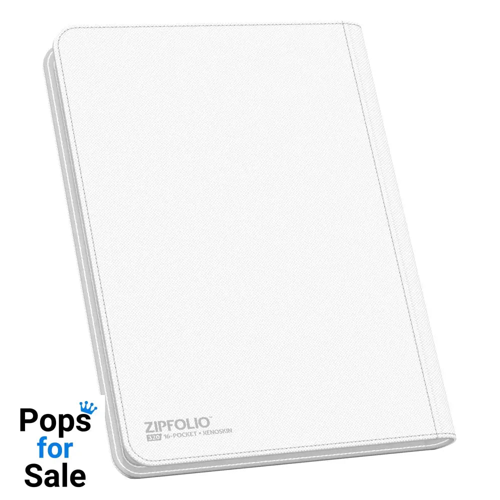 Ultimate Guard Zipfolio 320 16-Pocket Xenoskin - White