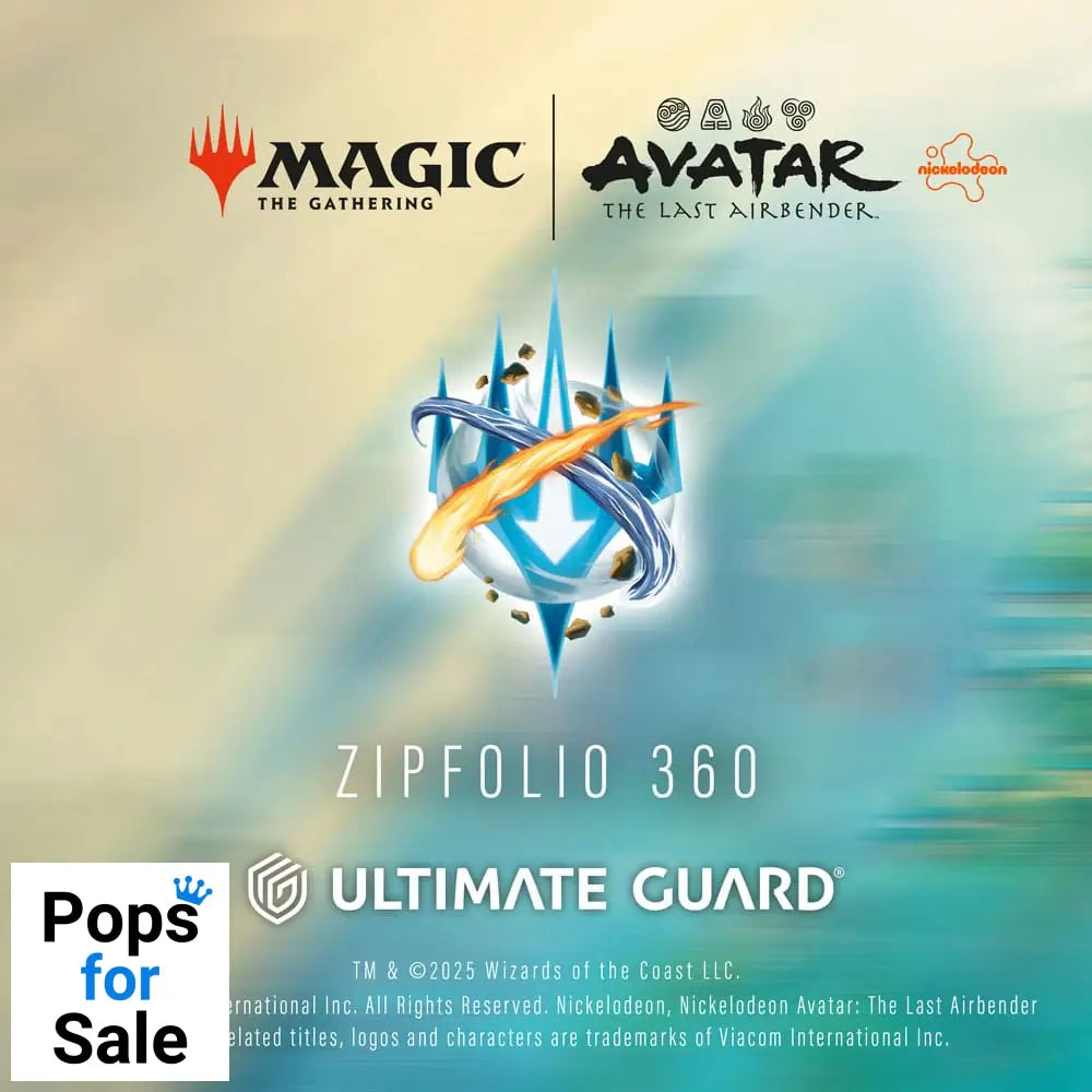 Ultimate Guard Zipfolio 360 Xenoskin Magic: The Gathering | Avatar: The Last Airbender - Blue Main Character Card
