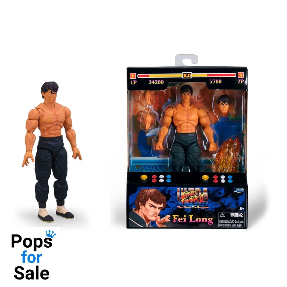 Ultra Street Fighter II: The Final Challengers Action Figure 1/12 Fei-Long 15 cm