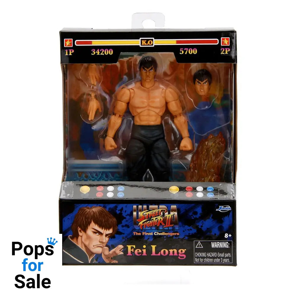 Ultra Street Fighter II: The Final Challengers Action Figure 1/12 Fei-Long 15 cm