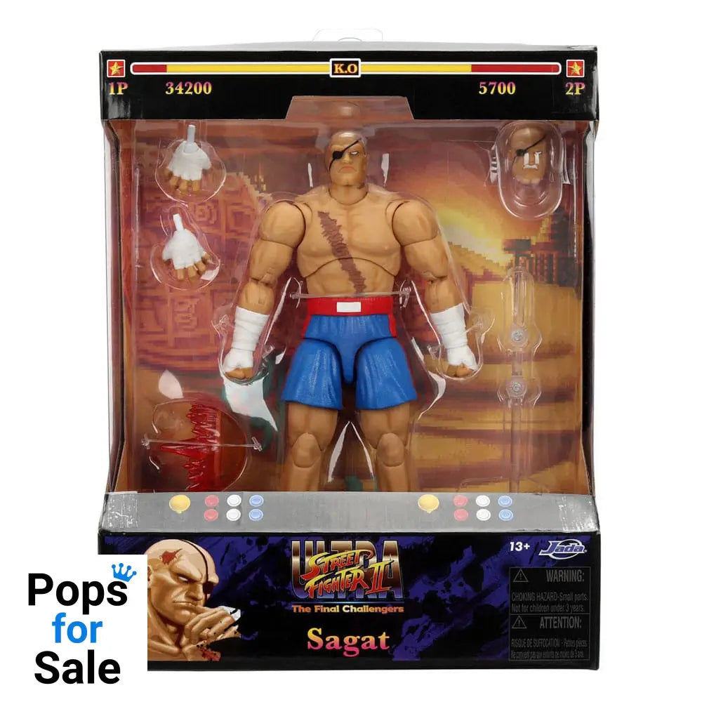 Ultra Street Fighter II: The Final Challengers Action Figure 1/12 Sagat 19 cm