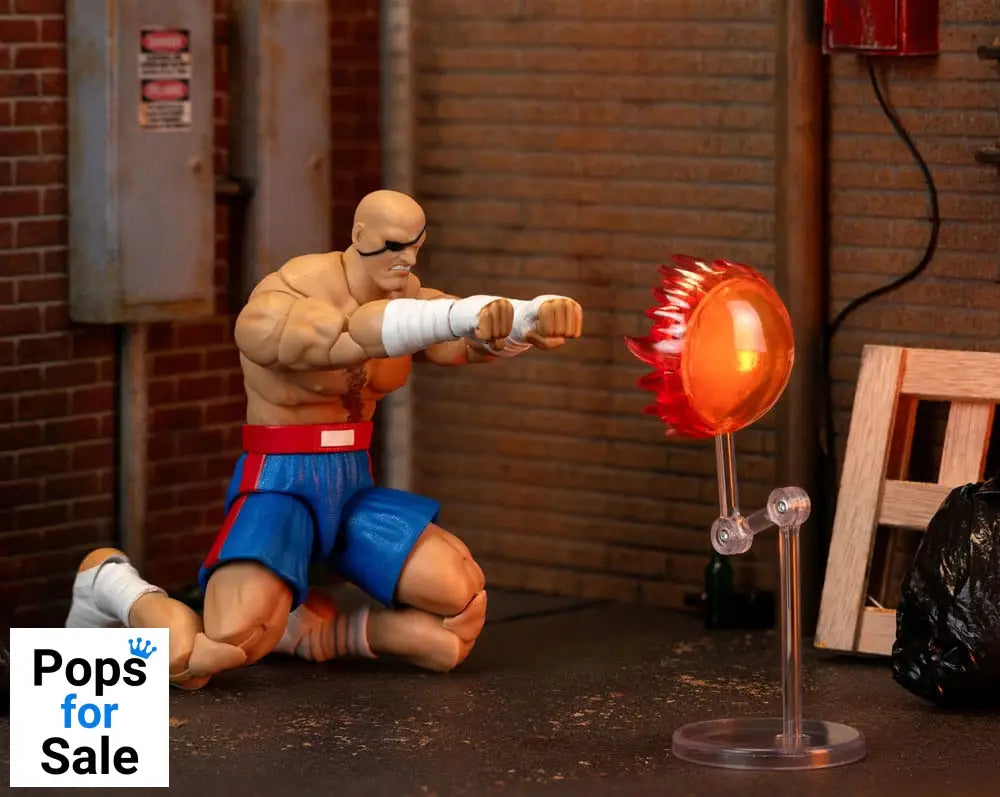 Ultra Street Fighter II: The Final Challengers Action Figure 1/12 Sagat 19 cm Action figures