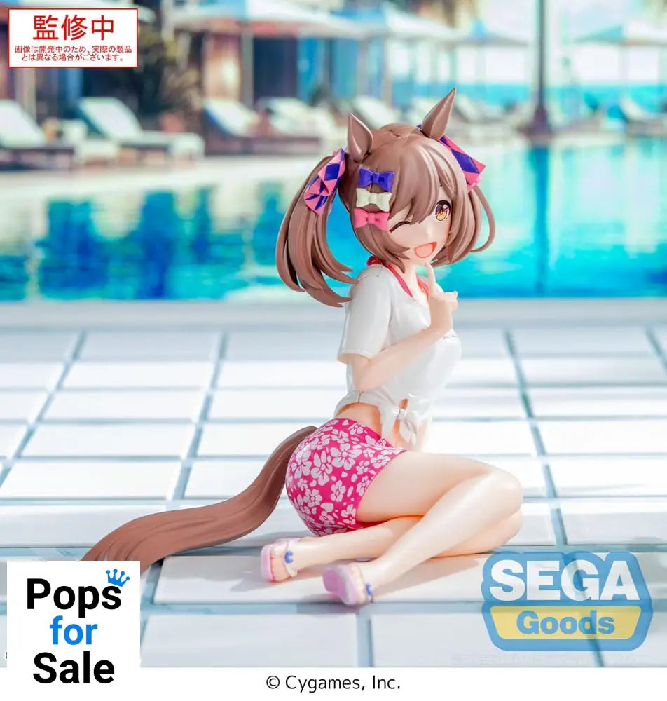 Uma Musume Pretty Derby Yumemirize PVC Statue Smart Falcon Gaze on Me! 14 cm