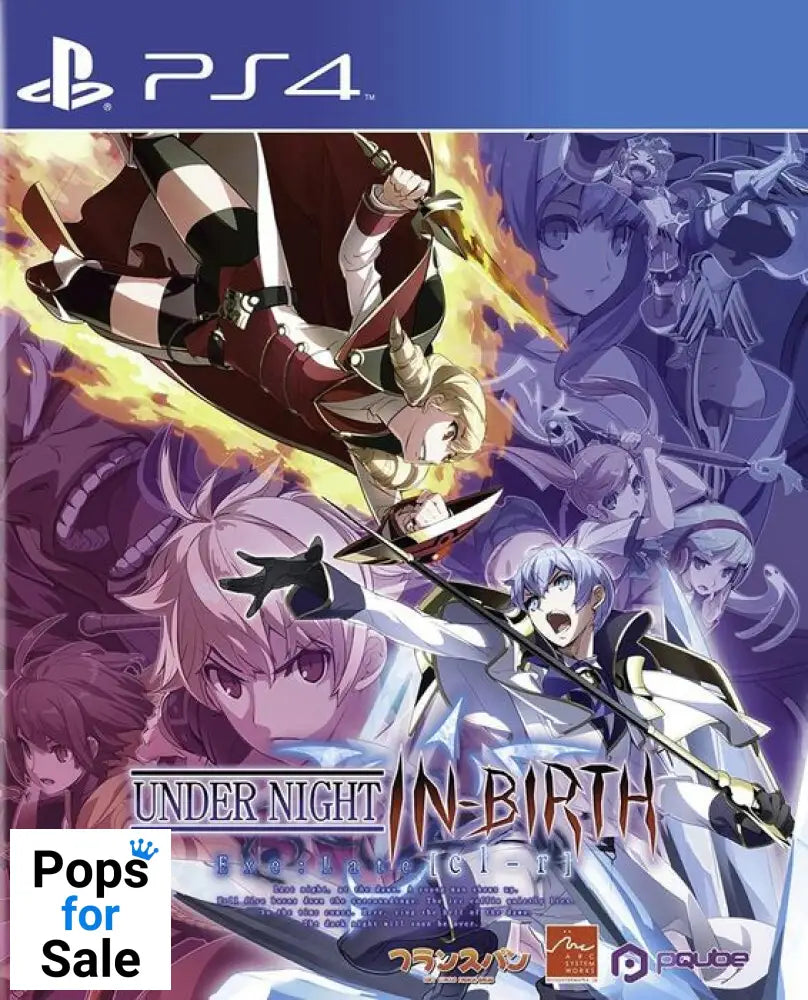 Under Night In-Birth Exe Late for Playstation 4 (PS4) - [NEW]