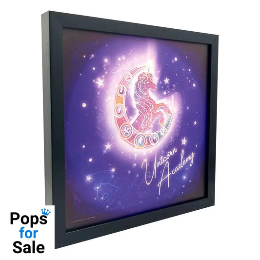 Unicorn Academy Canvas Poster Logo (With Light) Posters & Wallscrolls