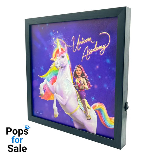 Unicorn Academy Canvas Poster Sophia & Wildstar (With Light)