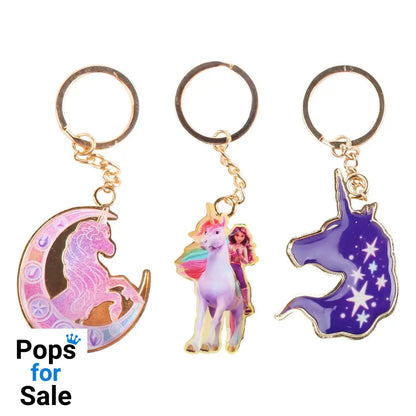Unicorn Academy Metal Keychains Assortment (12) Keyrings