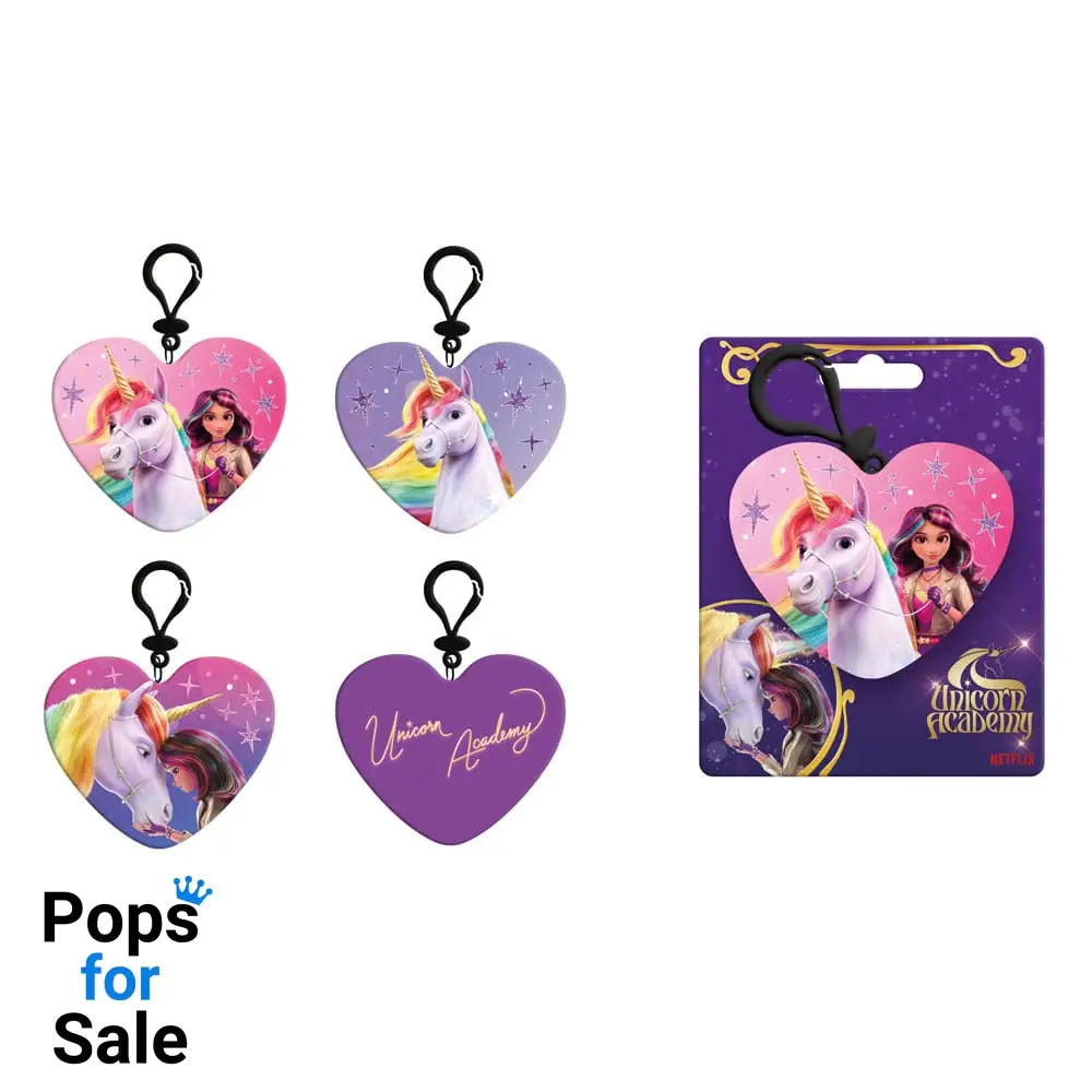 Unicorn Academy Plush Keychains Pouch Mini Cushion Assortment (12)