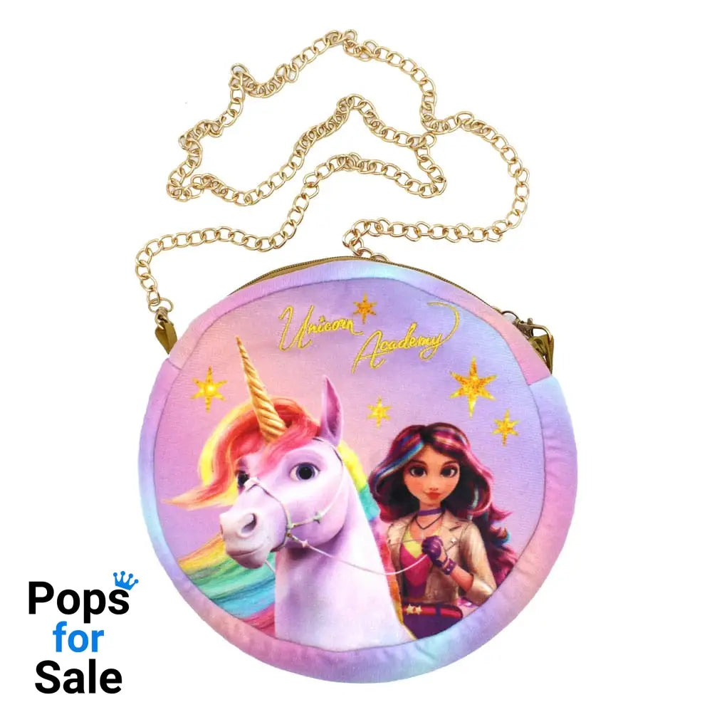 Unicorn Academy Plush Shoulder Bag Round Bags