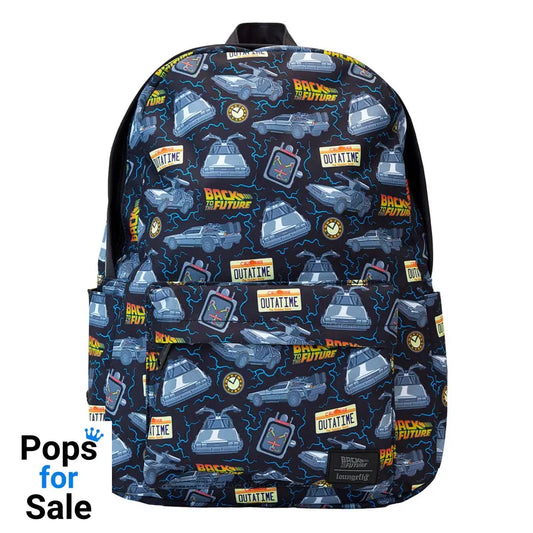 Universal by Loungefly Full-Size Nylon Backpack Back to the Future 40th Anniversary
