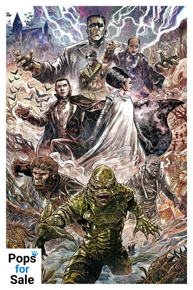 Universal Monsters Art Print Universal Monsters by Vincenzo Riccardi 61 x 41 cm - unframed Posters & Wallscrolls