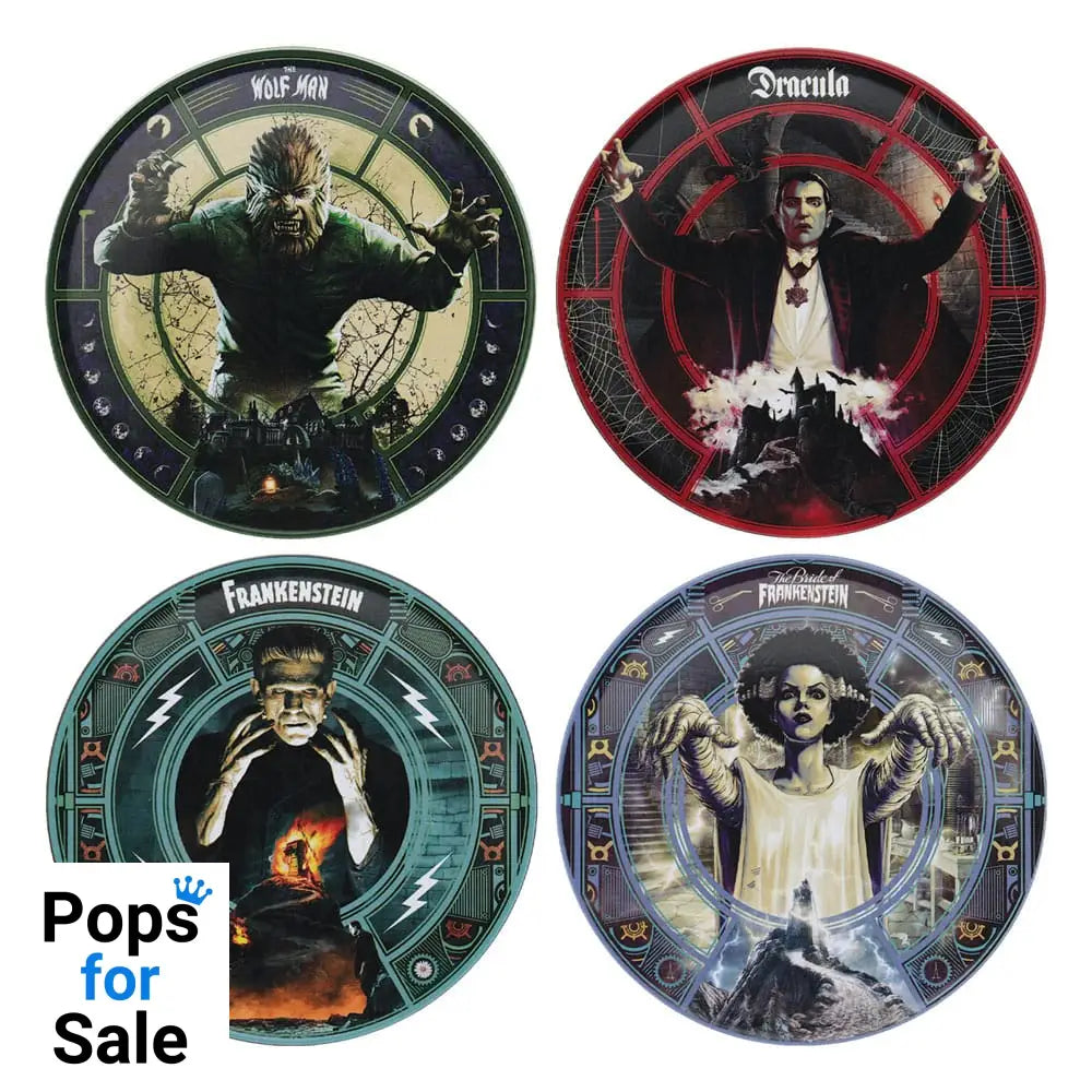 Universal Monsters Coaster 4-Pack Glasses & Coasters