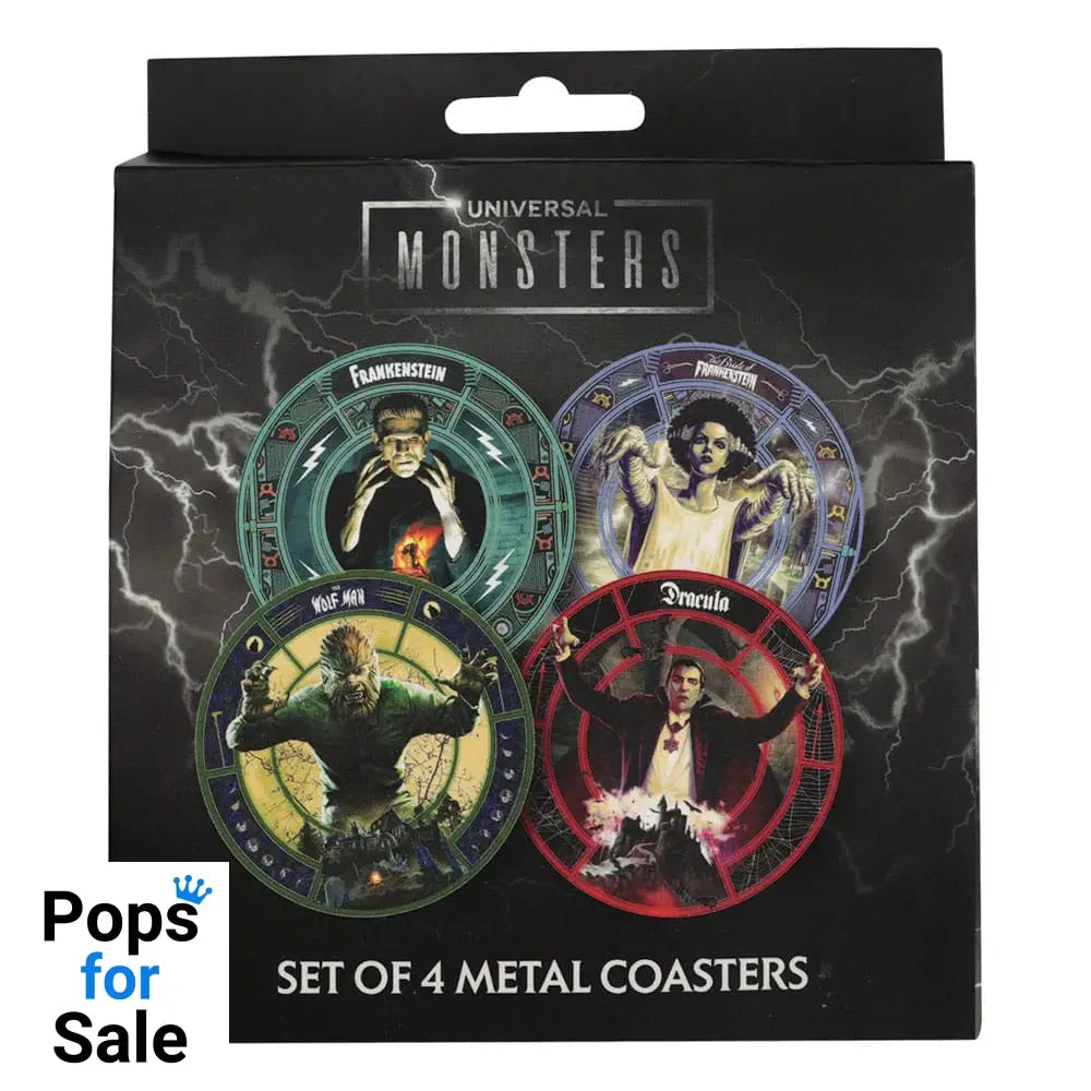 Universal Monsters Coaster 4-Pack Glasses & Coasters