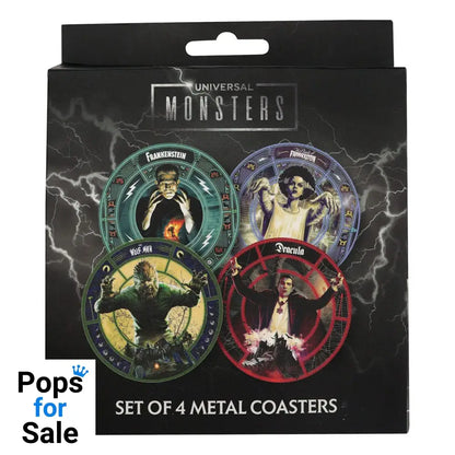 Universal Monsters Coaster 4-Pack Glasses & Coasters