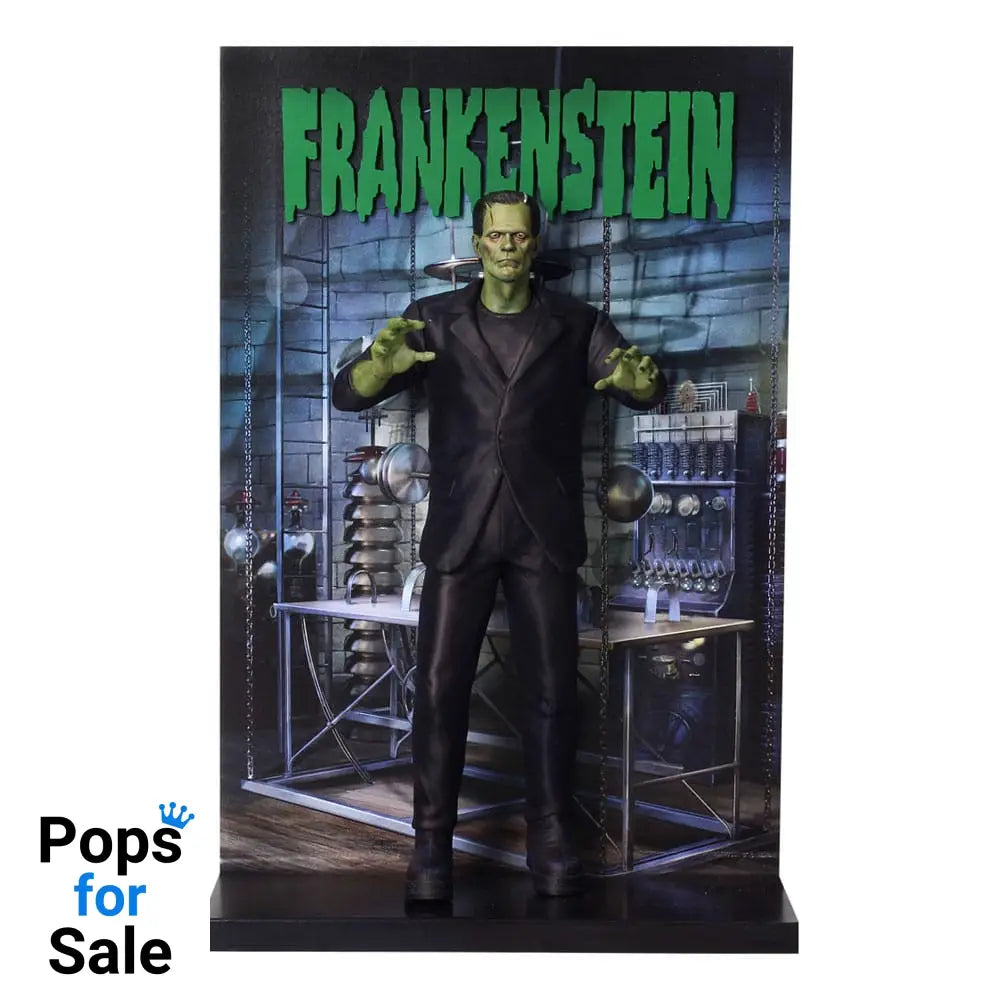 Universal Monsters Poster PVC Figure Frankenstein 28 cm Mini-figures