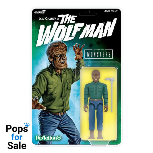 Universal Monsters ReAction+ Action Figure Wave 1 The Wolf Man 10 cm