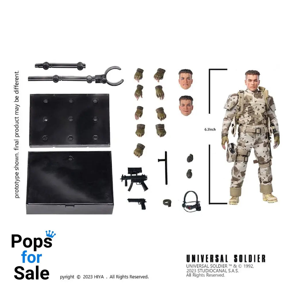 Universal Soldier Exquisite Super Series  Actionfigur 1/12 Luc Deveraux 16 cm