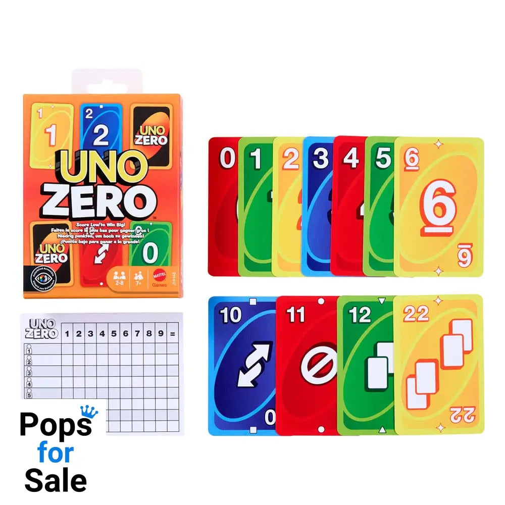 UNO Zero Card Game