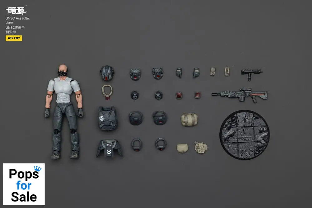 UNSC Dark Source Action Figur Assaulter Liam 7 cm