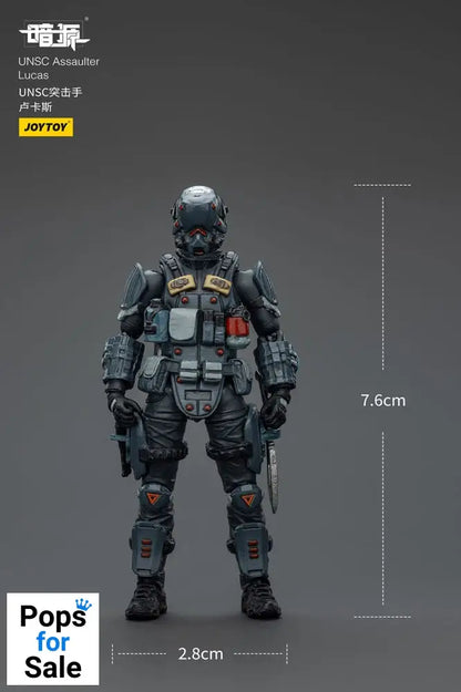 UNSC Dark Source Action Figur Assaulter Lucas 7 cm
