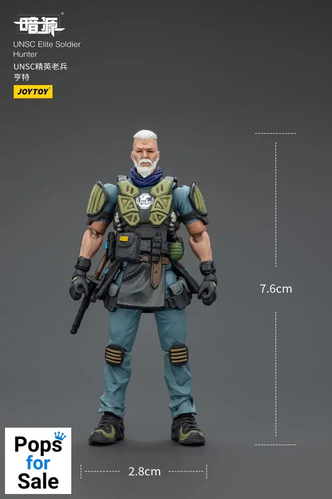 UNSC Dark Source Action Figur Elite Soldier Hunter 7 cm