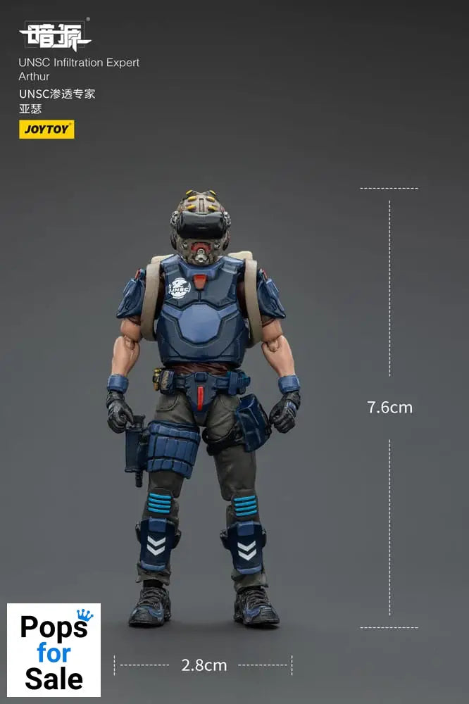 UNSC Dark Source Action Figur Infiltration Expert Arthur 7 cm