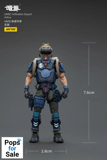 UNSC Dark Source Action Figur Infiltration Expert Arthur 7 cm