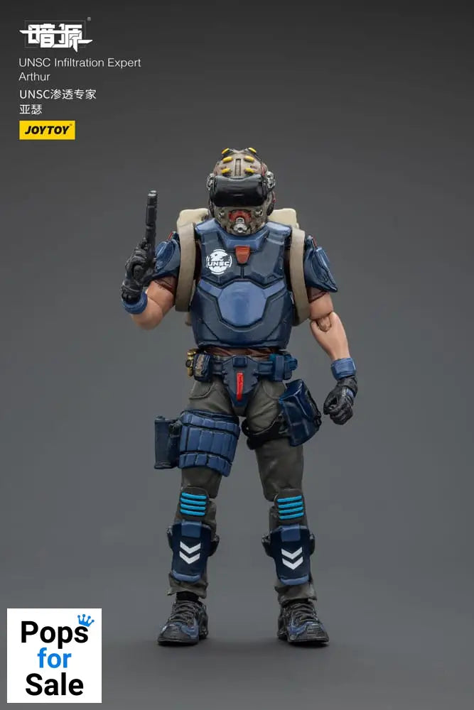 UNSC Dark Source Action Figur Infiltration Expert Arthur 7 cm